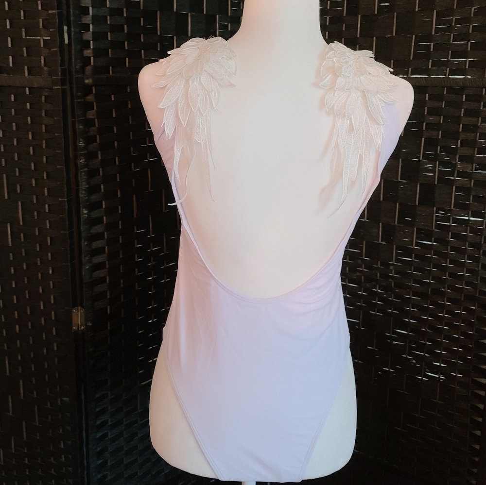 White Angel Wing Swimsuit